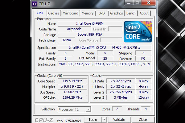 2-Gateway-ID59C-HD52D-intel-core-i5-480M-580M-CPU交換前の情報