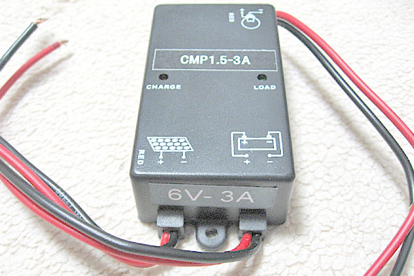 6V3A対応のチャージコントローラー