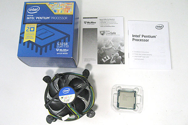 CPUは-intel-Pentium-G3258-LGA1150